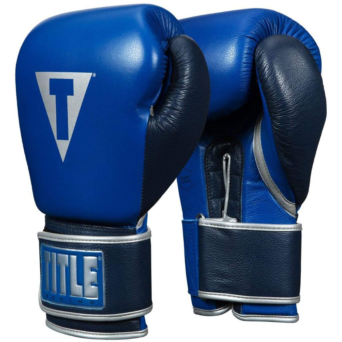 Title Boxing Royalty Leather Bag Gloves Royal/Navy Forza Sports
