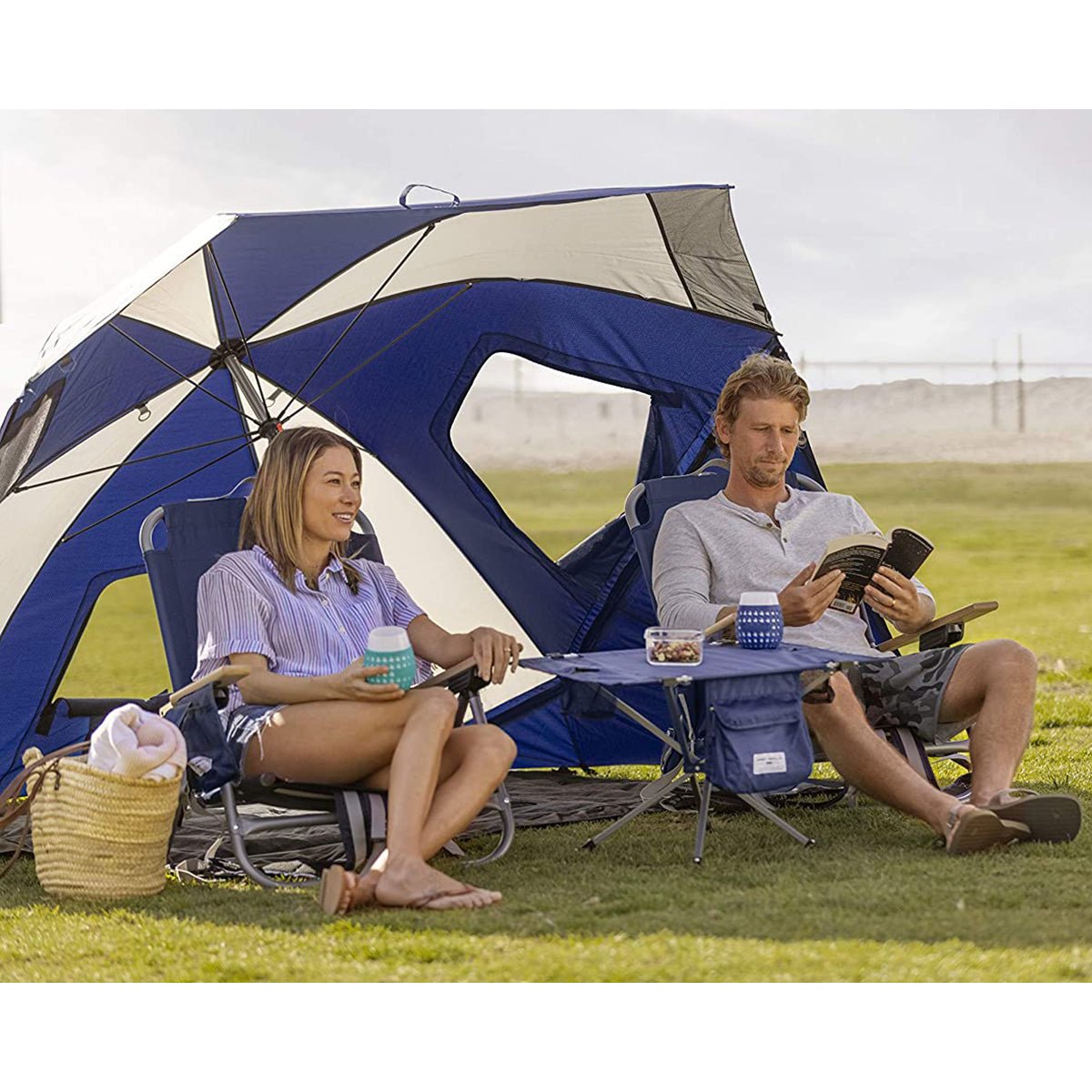 SportBrella Sunsoul UPF 50+ Umbrella Shelter Navy Forza Sports
